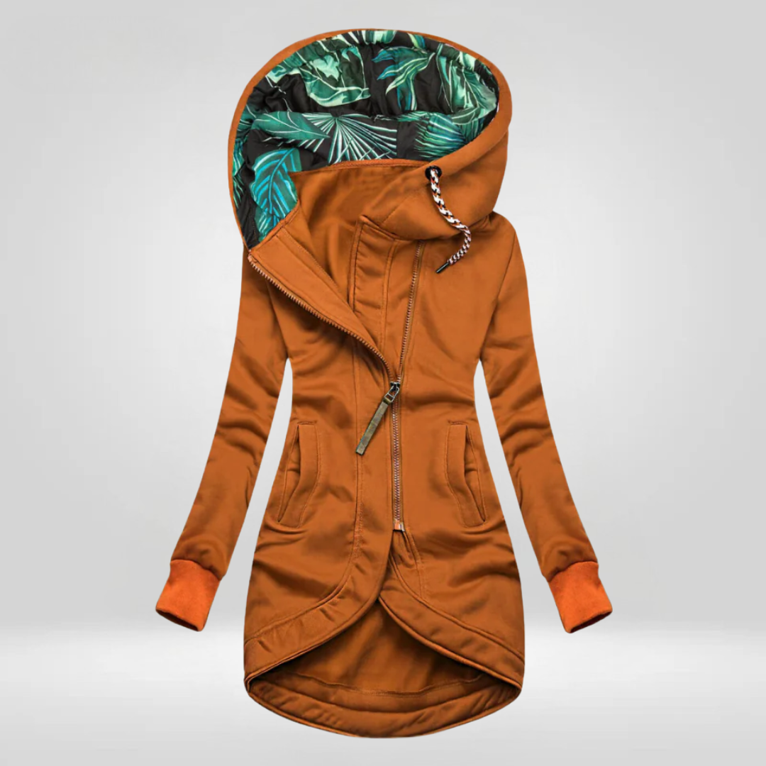 Lidia™ | Nierówna Bluza z Kapturem