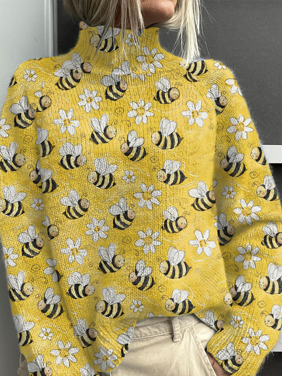 Miranda™ | Sweter z Motywem Pszczół