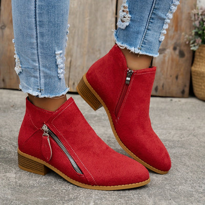 Zuzanna™ | Stylowe Botki z Nowoczesnym Akcentem