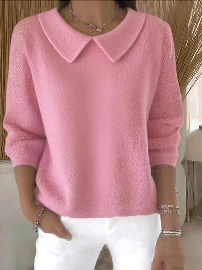 Clarisse™ | Stylowy Sweter z Kołnierzykiem