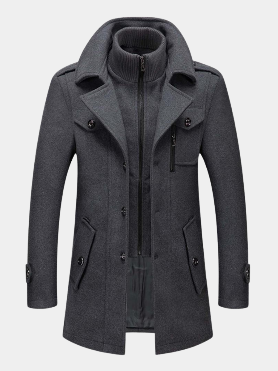 Renaud™ | Stylowy Płaszcz Męski z Charakterem