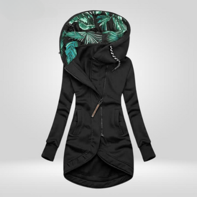 Lidia™ | Nierówna Bluza z Kapturem