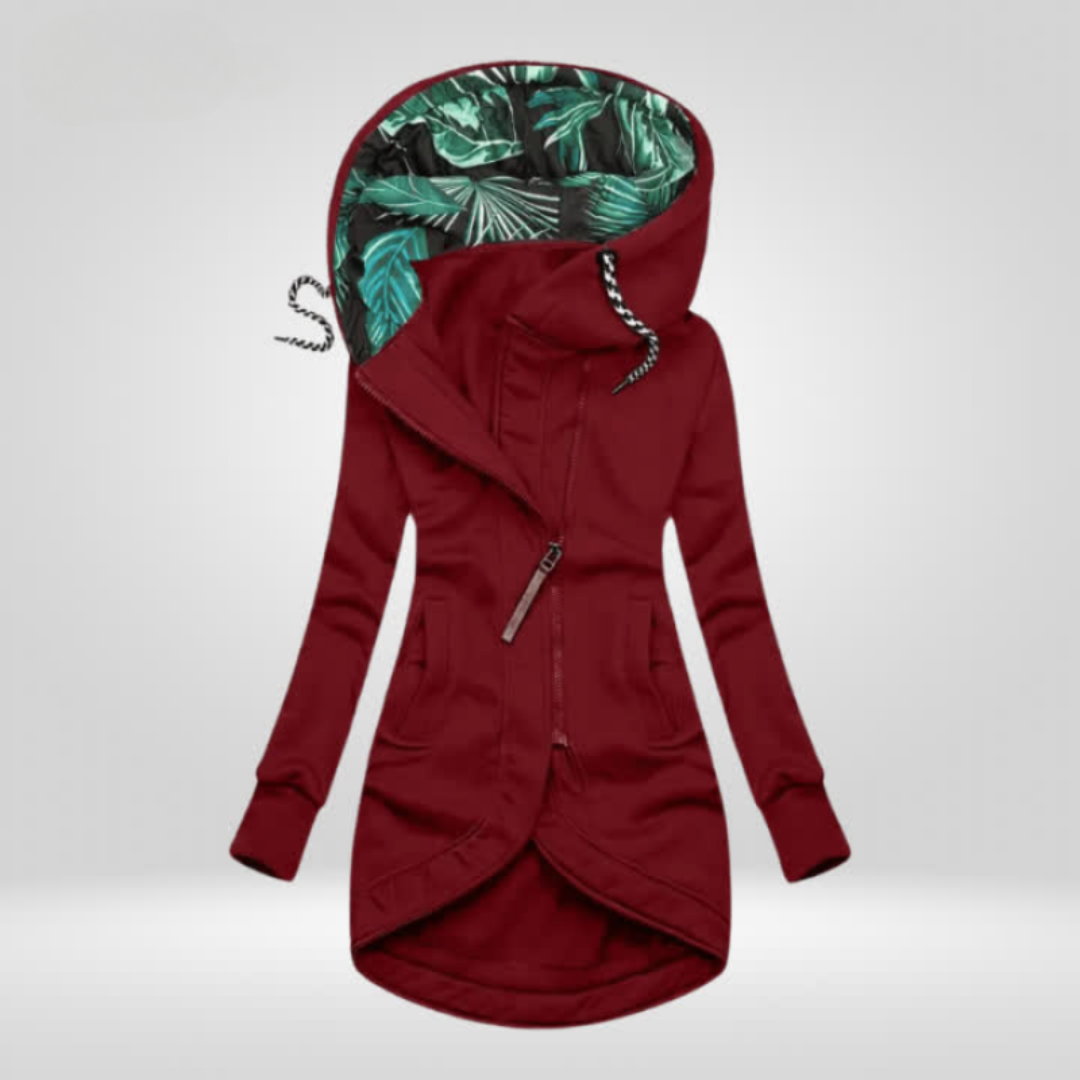 Lidia™ | Nierówna Bluza z Kapturem