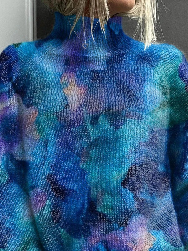 Liwia™ | Sweter w Abstrakcyjny Wzór