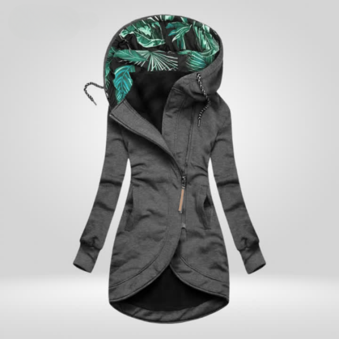 Lidia™ | Nierówna Bluza z Kapturem