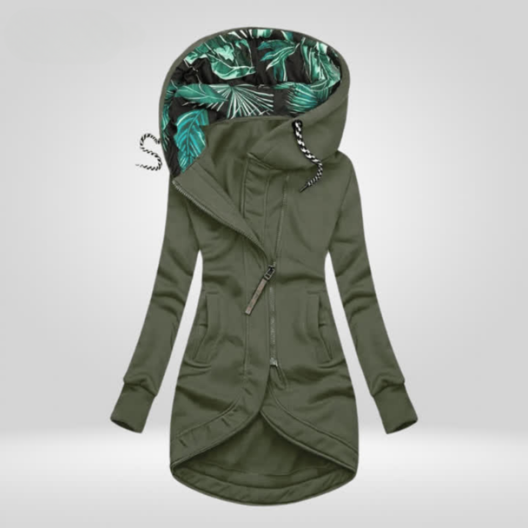 Lidia™ | Nierówna Bluza z Kapturem