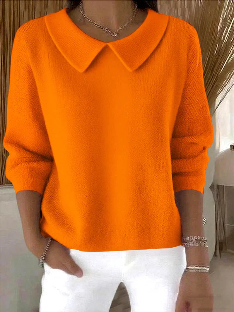 Clarisse™ | Stylowy Sweter z Kołnierzykiem