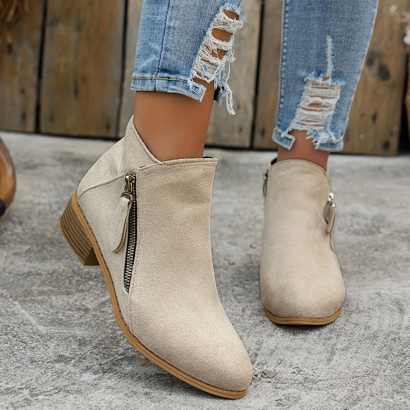 Zuzanna™ | Stylowe Botki z Nowoczesnym Akcentem