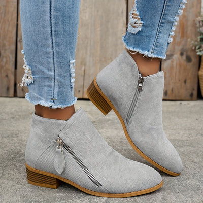 Zuzanna™ | Stylowe Botki z Nowoczesnym Akcentem