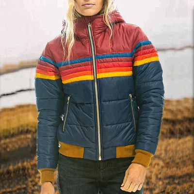 Antonina™ | Stylowa Pikowana Kurtka z Zamkiem