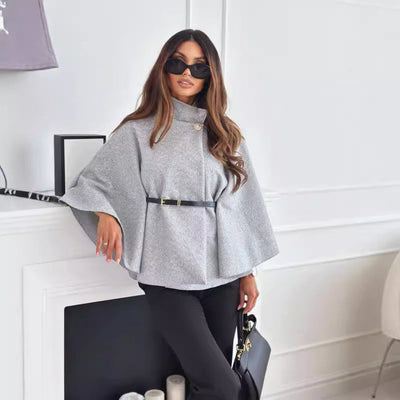 Brynela™ | Stylowa Peleryna z Paskiem w Talii