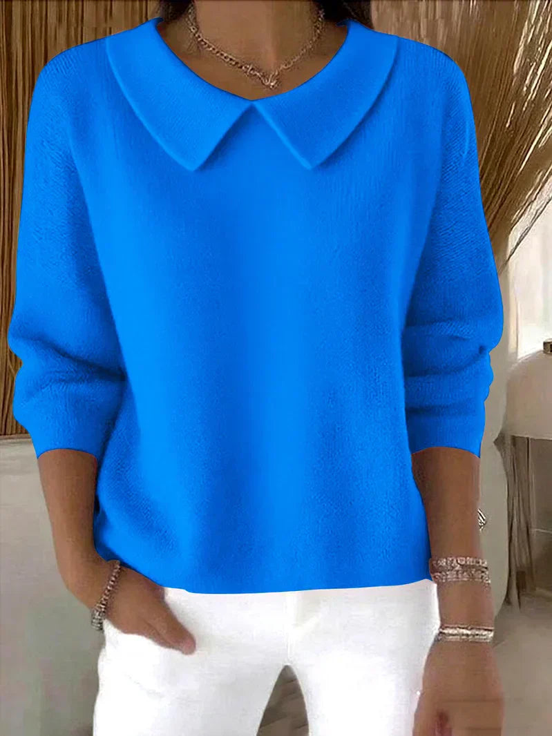 Clarisse™ | Stylowy Sweter z Kołnierzykiem