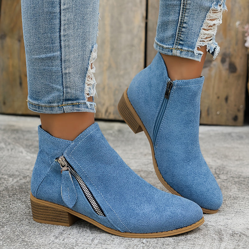 Zuzanna™ | Stylowe Botki z Nowoczesnym Akcentem