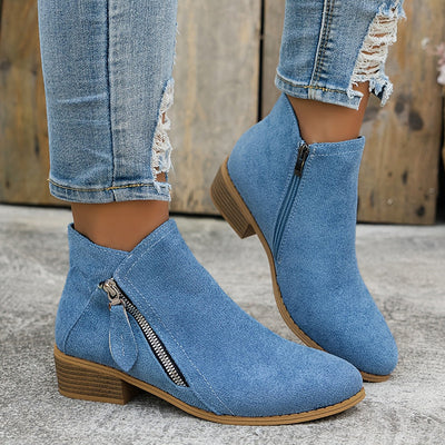 Zuzanna™ | Stylowe Botki z Nowoczesnym Akcentem