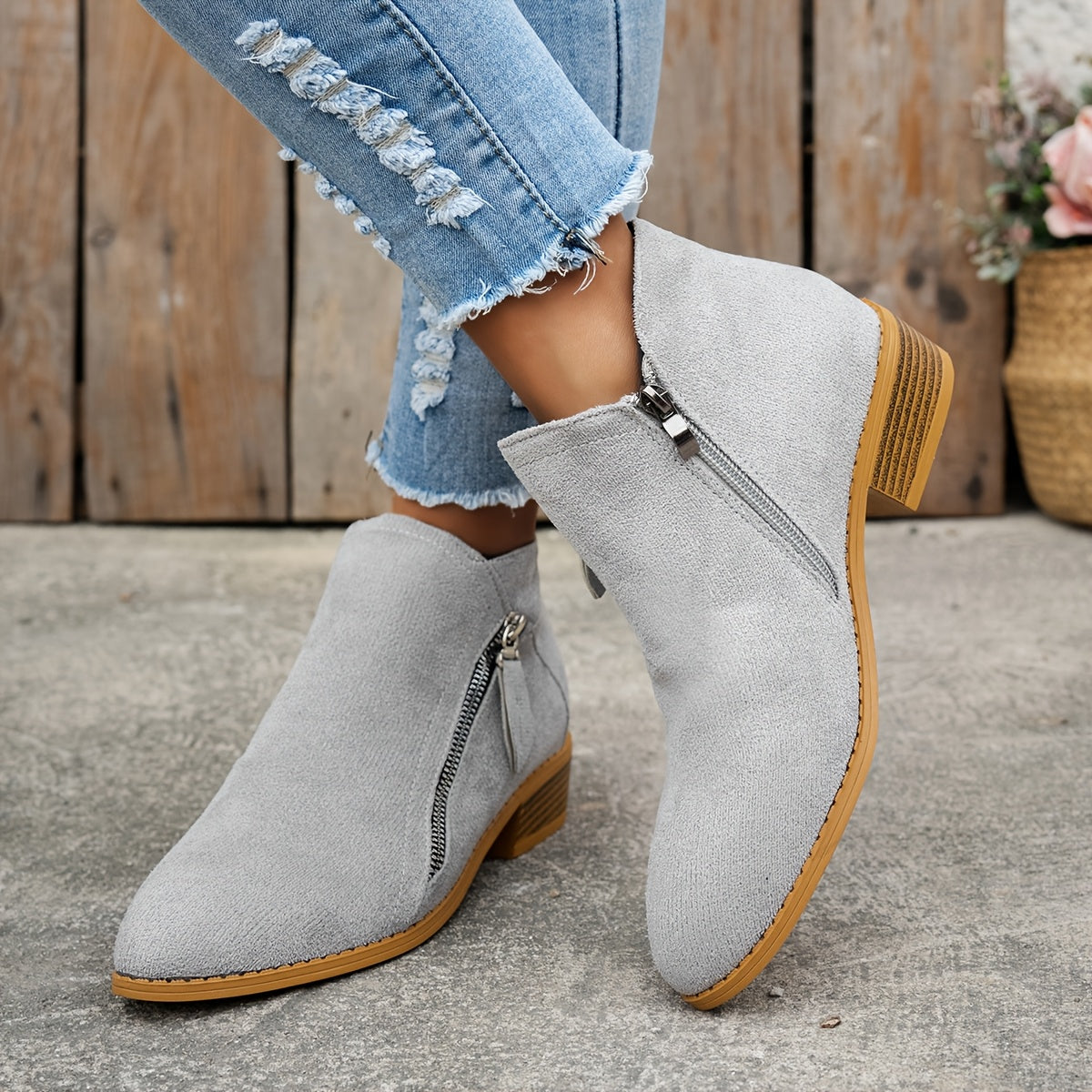 Zuzanna™ | Stylowe Botki z Nowoczesnym Akcentem