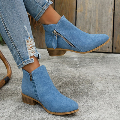 Zuzanna™ | Stylowe Botki z Nowoczesnym Akcentem