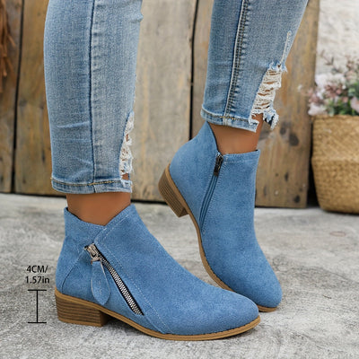 Zuzanna™ | Stylowe Botki z Nowoczesnym Akcentem