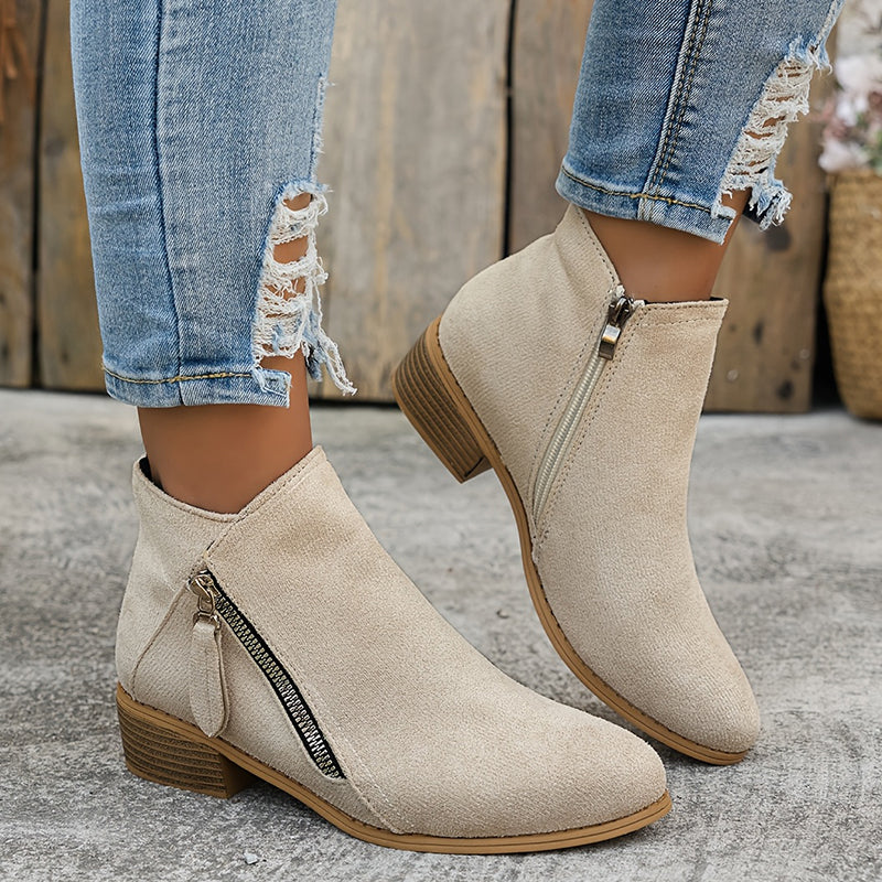 Zuzanna™ | Stylowe Botki z Nowoczesnym Akcentem