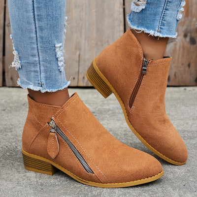 Zuzanna™ | Stylowe Botki z Nowoczesnym Akcentem
