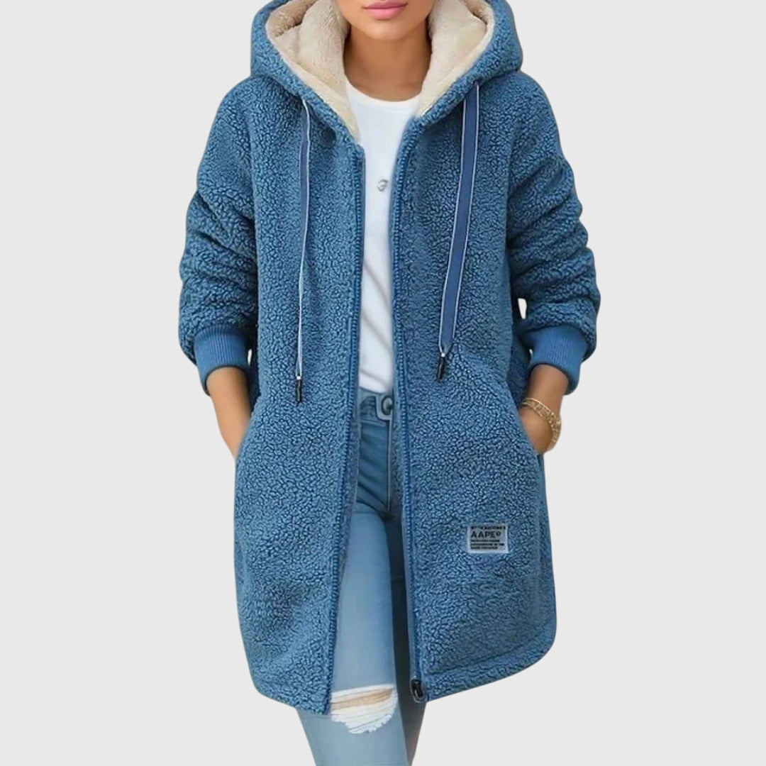 Vionessa™ | Długa Bluza z Kapturem w Stylu Casual