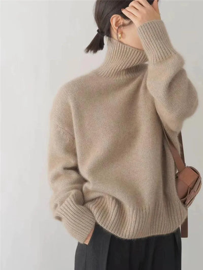 Tawerika™ | Sweter z Golfem w Stylu Minimalistycznym