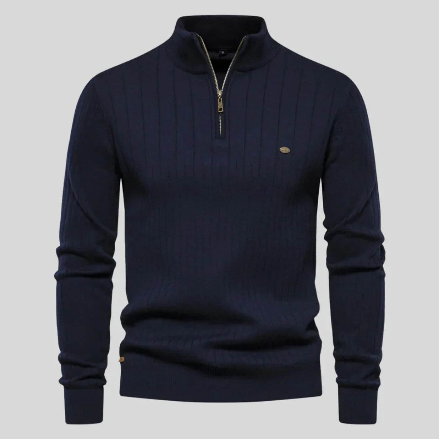 Henrik™ | Sweter z Półgolfem i Zamkiem