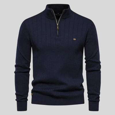 Henrik™ | Sweter z Półgolfem i Zamkiem