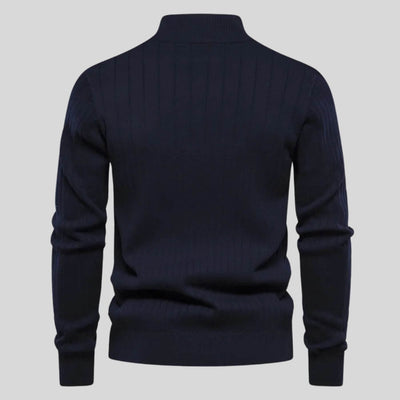 Henrik™ | Sweter z Półgolfem i Zamkiem