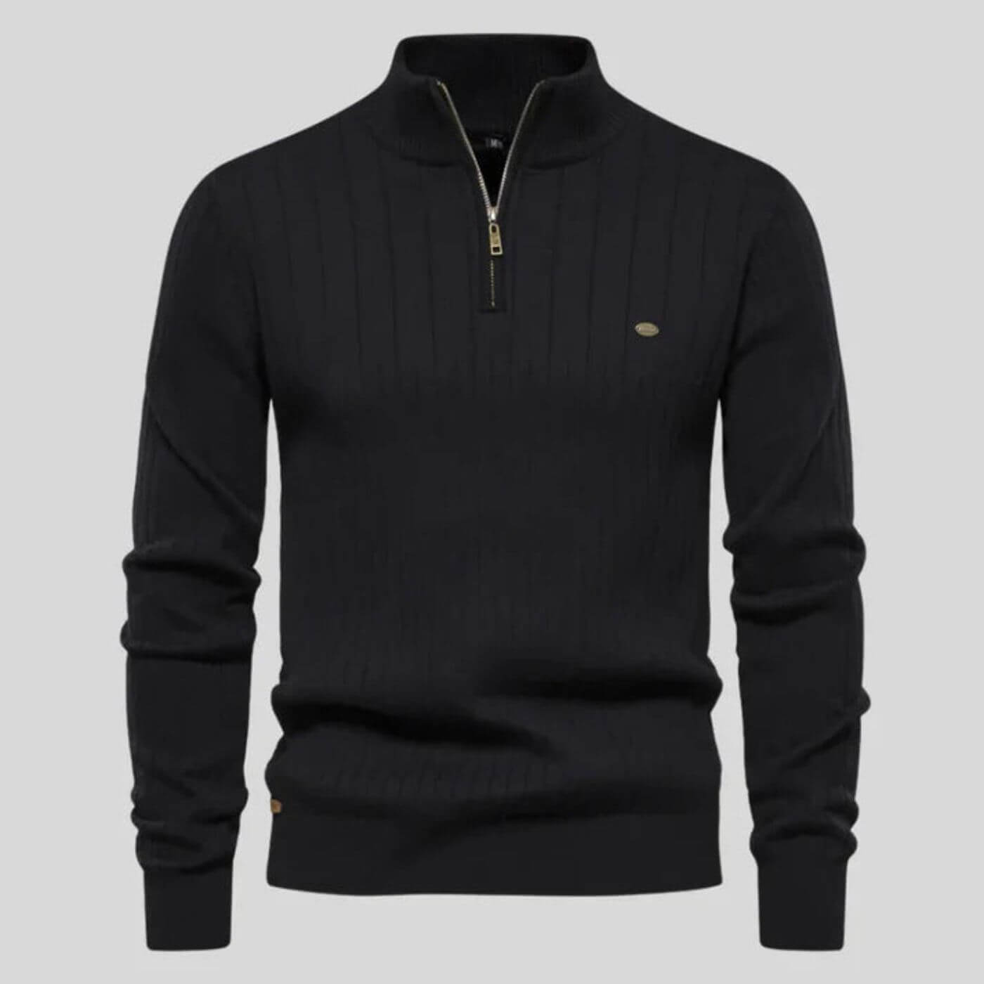 Henrik™ | Sweter z Półgolfem i Zamkiem