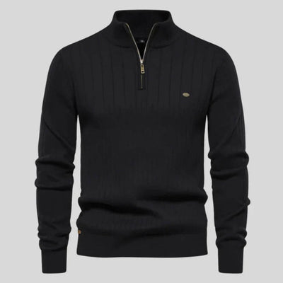 Henrik™ | Sweter z Półgolfem i Zamkiem
