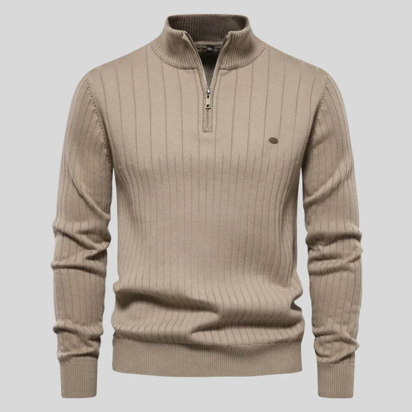 Henrik™ | Sweter z Półgolfem i Zamkiem