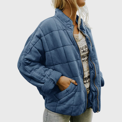 Natalia™ | Pikowana Kurtka w Swobodnym Stylu