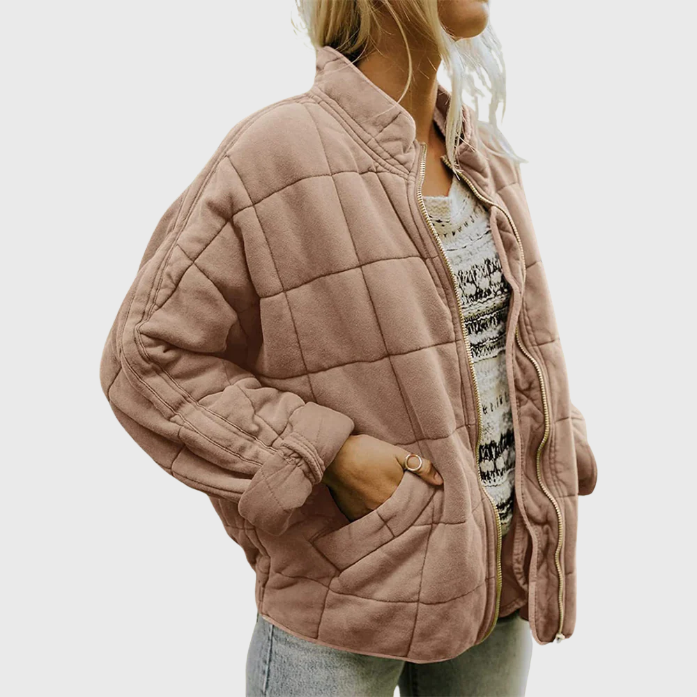 Natalia™ | Pikowana Kurtka w Swobodnym Stylu