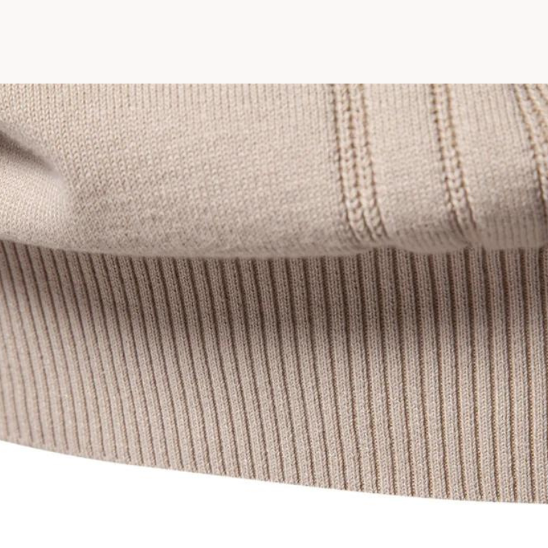 Dravien™ | Sweter Strukturalny z Okrągłym Kołnierzem