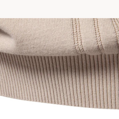 Dravien™ | Sweter Strukturalny z Okrągłym Kołnierzem