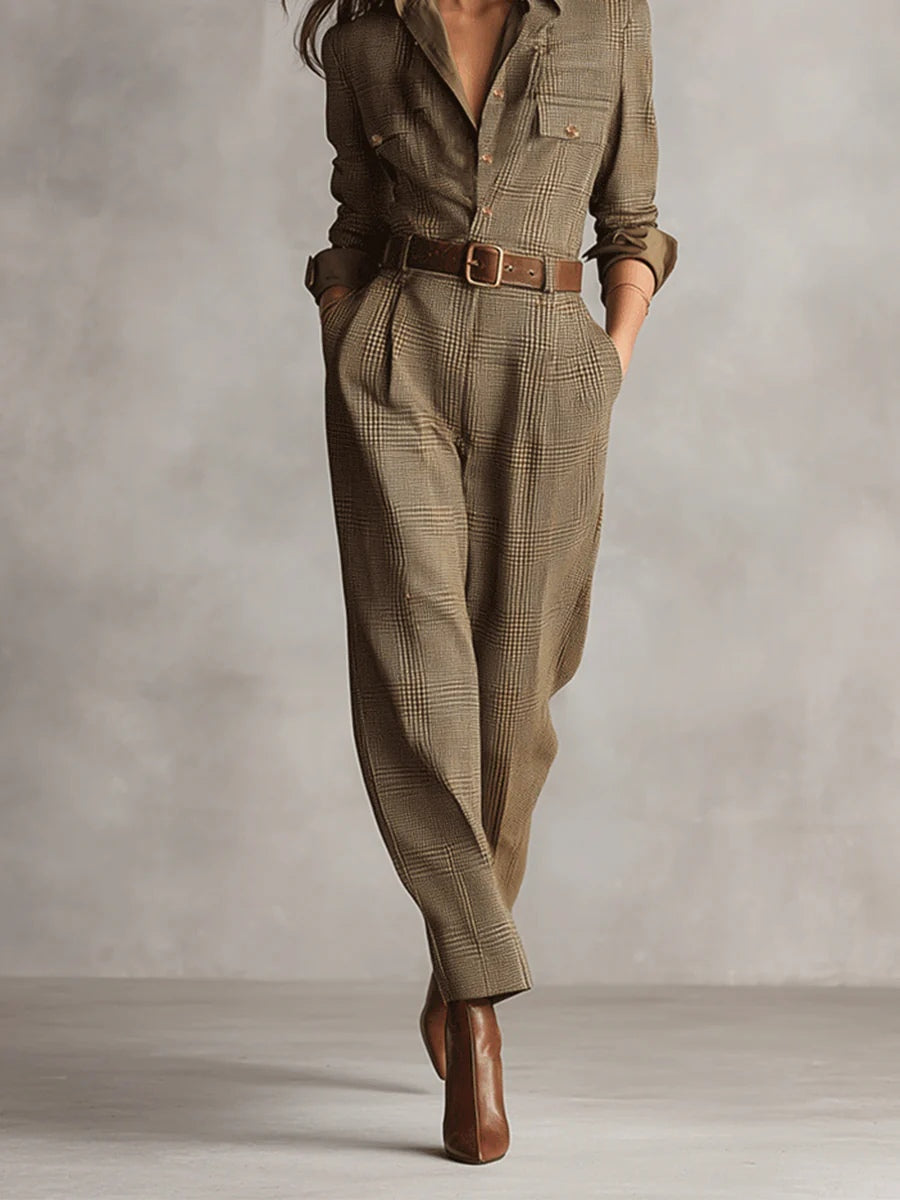 Pravina™ | Stylowy Kombinezon o Eleganckim Kroju