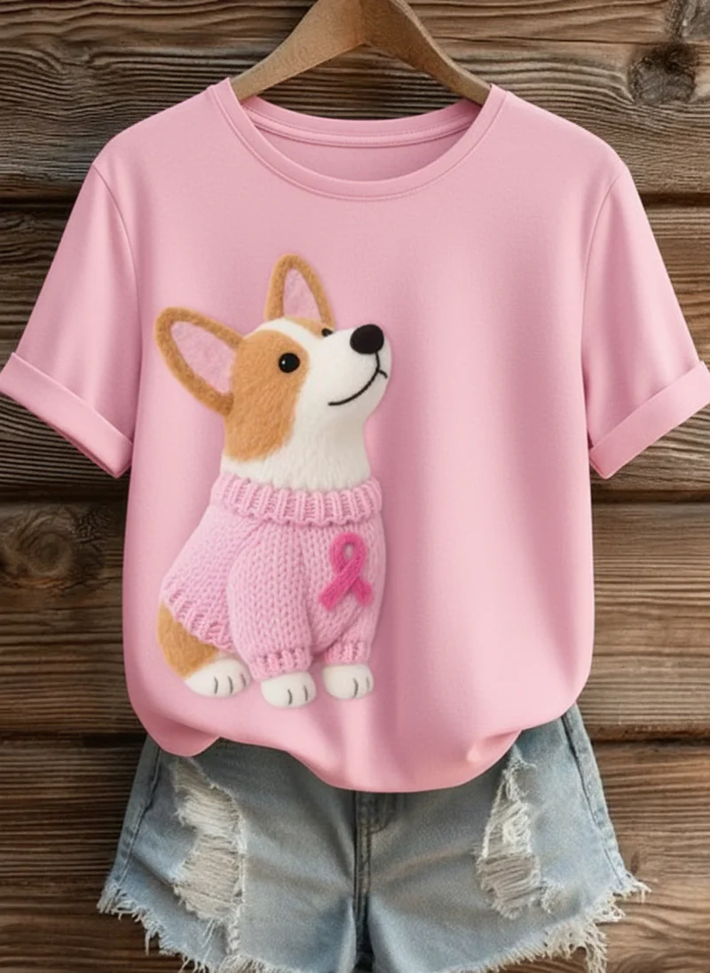 Wesaria™ | T-shirt z Uroczym Motywem Psa