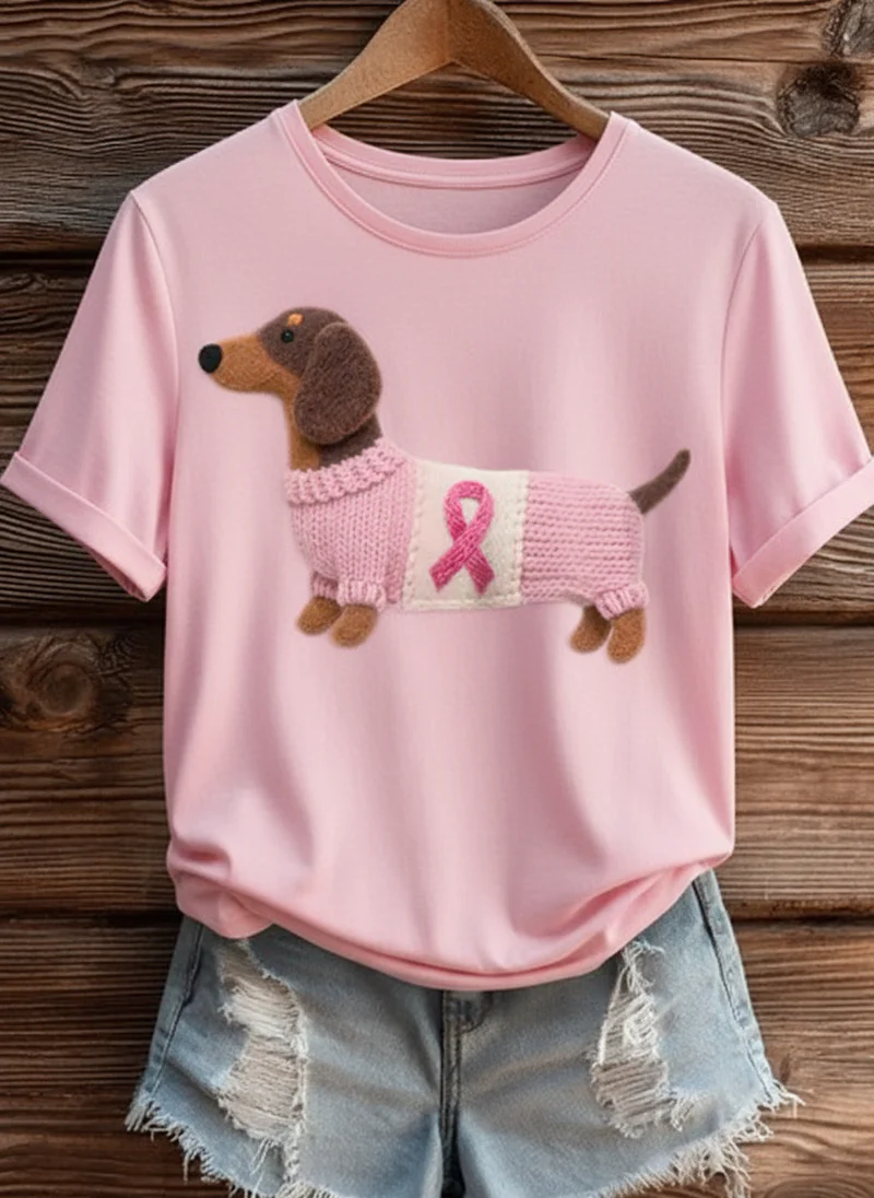 Wesaria™ | T-shirt z Uroczym Motywem Psa