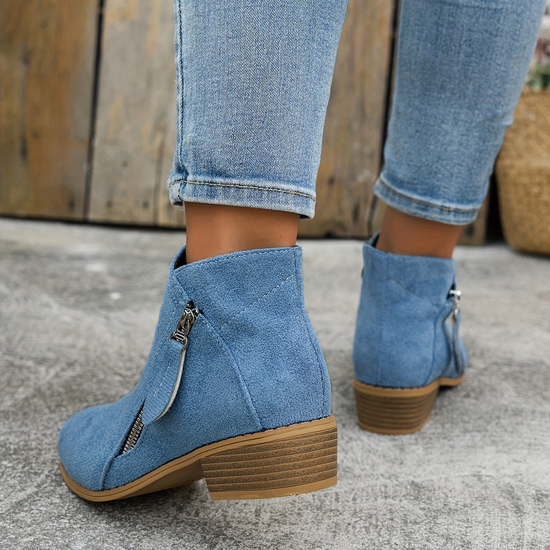 Zuzanna™ | Stylowe Botki z Nowoczesnym Akcentem