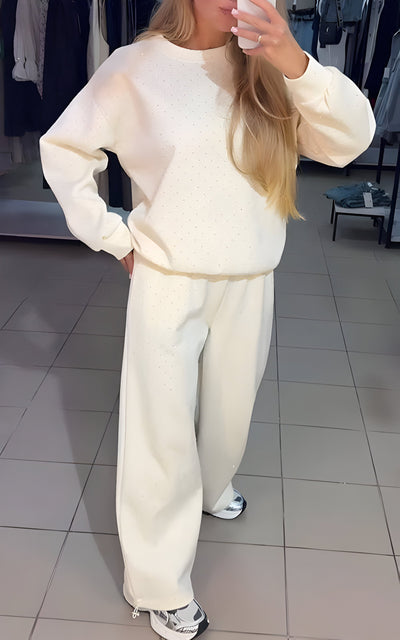 Marwina™ | Zestaw Casualowy Błyszczący