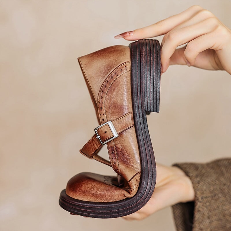Thaïs™ | Stylowe Półbuty z Klasycznym Akcentem