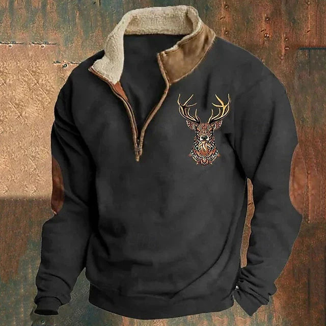Aleksander™ | Sweter w stylu retro